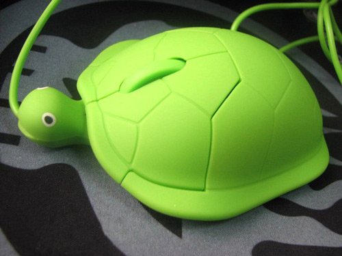 Tortoise-shaped optical usb mouse