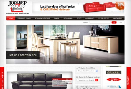 Furniture Manufacturer - Designed By BlazeDream