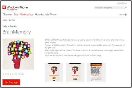 Brain Memory App