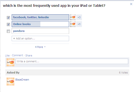 BlazeDream polls/ contests