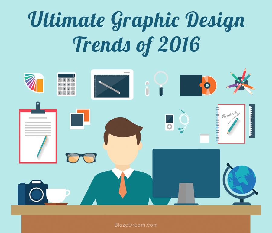 Ultimate Graphic Design Trends of 2016