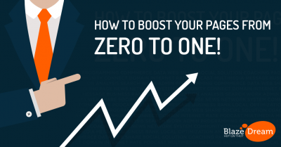 How to boost your pages from zero to one!